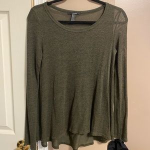 Forever 21 olive green sweater